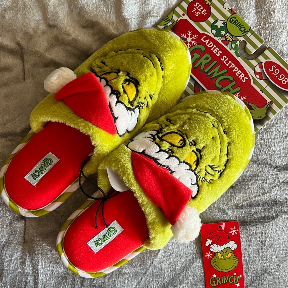 The Grinch house slippers!